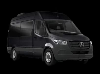 Black luxurious Mercedes Sprinter Van